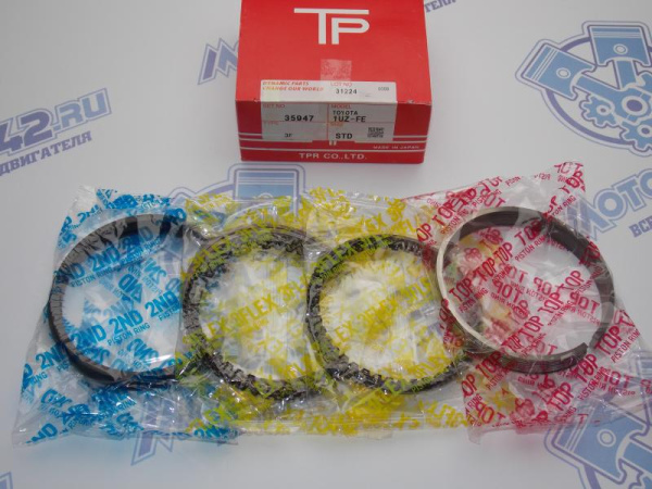 Кольца поршневые TPR стандарт TOYOTA 1UZ-FE