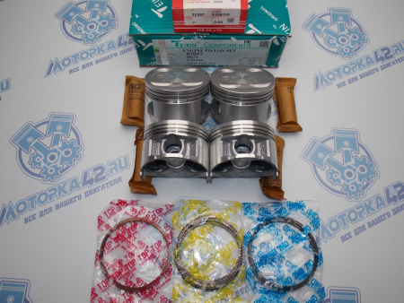 Поршни + кольца к-кт 4шт ремонт +0,50 HONDA B20B 99-