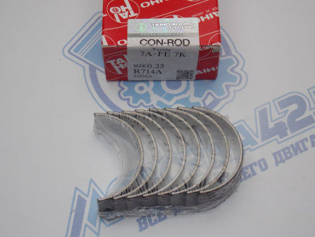 Вкладыши шатунные TAIHO ремонт +0,25 TOYOTA 7A-FE