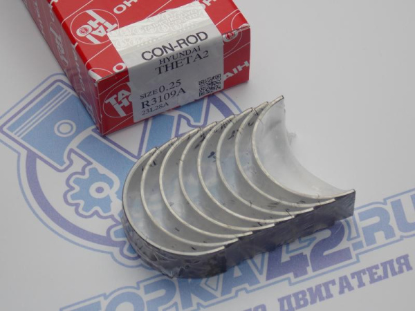 Вкладыши шатунные TAIHO ремонт +0,25 Hyundai / Kia G4K*