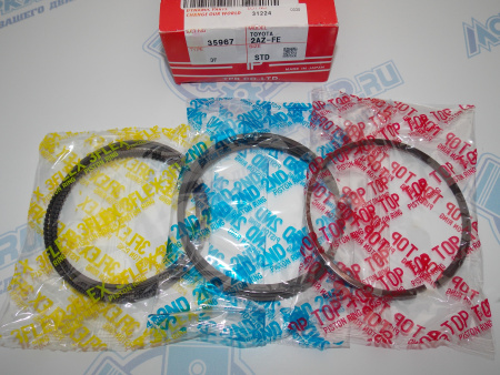 Поршни + кольца к-кт 4шт стандарт TOYOTA 2AZ-FE '01-