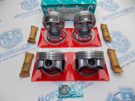 Поршни + кольца к-кт 4шт ремонт +0,50 HONDA R18A
