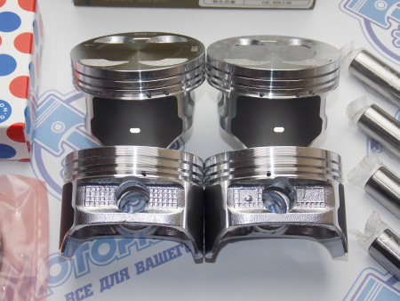 Поршни + кольца к-кт 4шт стандарт FORD Focus 115л.с 1,6