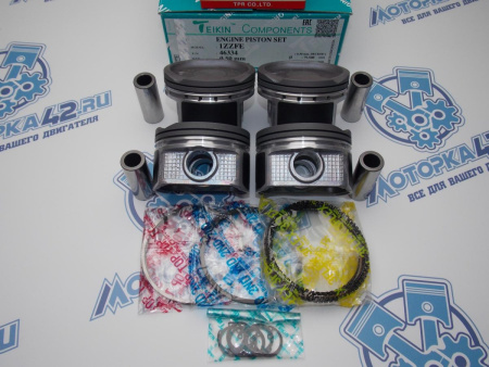 Поршни + кольца к-кт 4шт ремонт +0,50 TOYOTA 1ZZ-FE