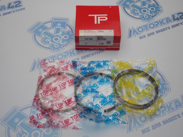 Кольца поршневые TPR ремонт +1,00 MR18DE, MR20DE