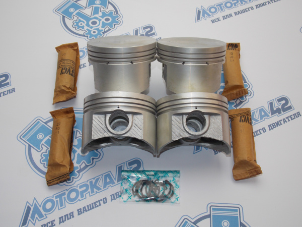 Поршни + кольца к-кт 4шт ремонт +0,50 NISSAN SR20DE '90-