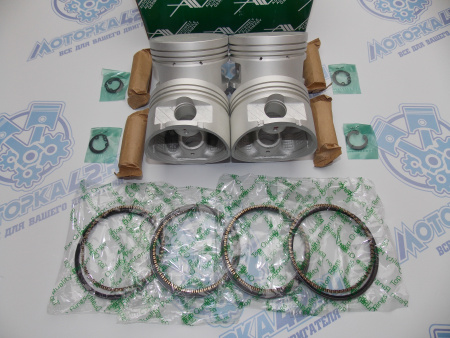 Поршни + кольца AW 4шт ремонт +0,50 NISSAN QG16DE