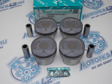 Поршни TEIKIN к-кт 4шт ремонт +0,50 TOYOTA 4ZZ-FE