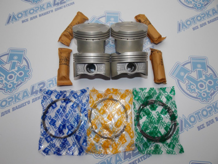 Поршни + кольца к-кт 4шт ремонт +0,50 TOYOTA 1NZ-FE I