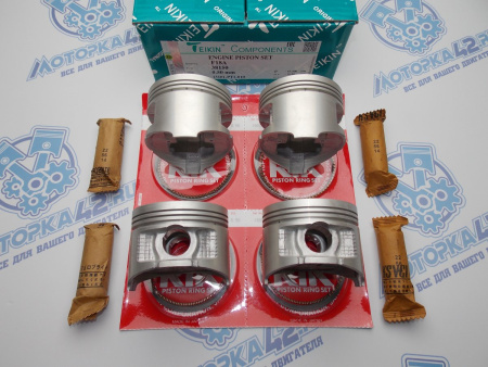 Поршни + кольца к-кт 4шт ремонт +0,50 HONDA F18A, F20Z2