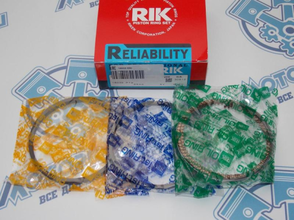 Кольца поршневые RIK ремонт +0,50 HONDA F18B, F20B, F22B