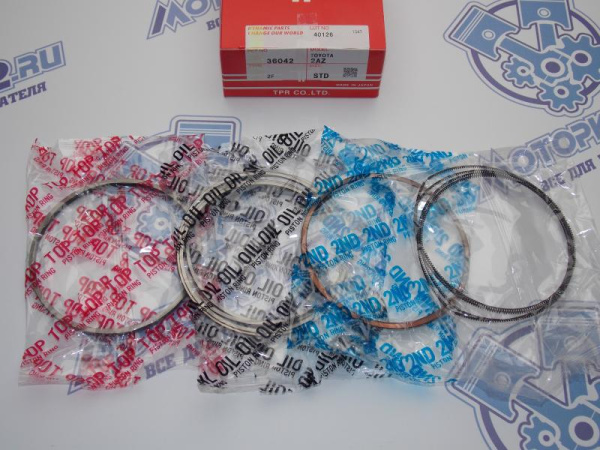 Кольца поршневые TPR стандарт TOYOTA 2AZ-FE II