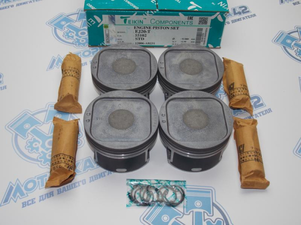 Поршни TEIKIN к-кт 4шт стандарт SUBARU EJ20