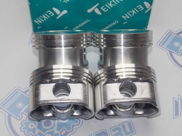 Поршни + кольца 4шт ремонт +0,50 S6D Kia Spectra