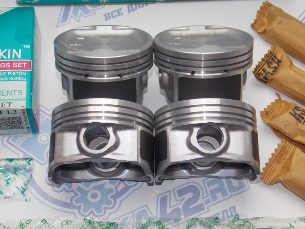 Поршни + кольца TEIKIN к-кт ремонт +0,50 GM B12D1