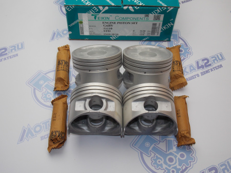 Поршни + кольца к-кт 4шт стандарт HYUNDAI G4JS, G6BV