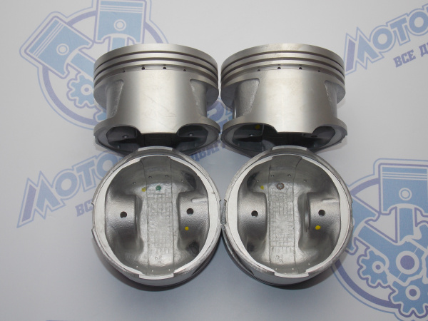 Поршни + кольца к-кт 4шт ремонт +0,50 Geely MK, MK Cross 1.5