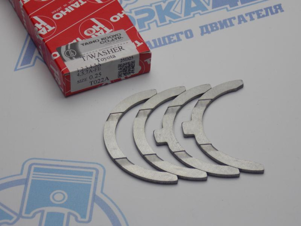 Полукольца коленвала TAIHO ремонт +0,25 TOYOTA 3A, 4A, 5A, 7A-FE