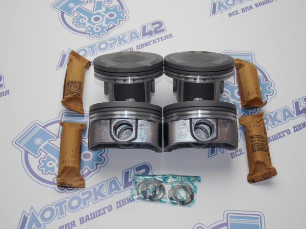 Поршни + кольца к-кт 4шт ремонт +0,50 TOYOTA 2ZR-FXE