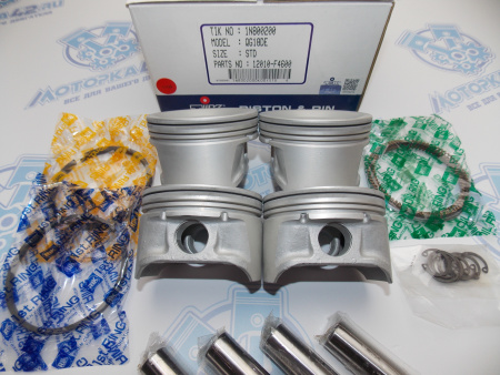 Поршни + кольца к-кт 4шт стандарт NISSAN QG18DE II