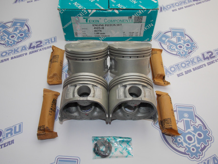 Поршни TEIKIN к-кт 4шт ремонт +1,00 TOYOTA 4S-FE