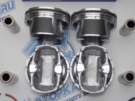 Поршни + кольца MOUSSON комплект 4шт ремонт +0,50 G4NA