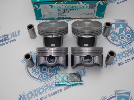 Поршни TEIKIN к-кт 4шт ремонт +0,50 HONDA R18A