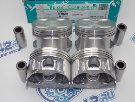 Поршни TEIKIN к-кт 4шт ремонт +0,50 HONDA B20B 99-