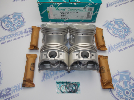 Поршни TEIKIN к-кт 4шт ремонт +0,50 TOYOTA 3S-FE I