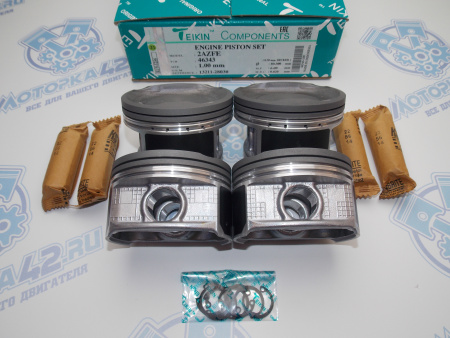 Поршни TEIKIN к-кт 4шт ремонт +1,00 TOYOTA 2AZ-FE
