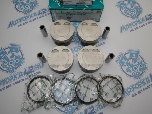 Поршни + кольца к-кт 4шт стандарт FORD Focus 115л.с.