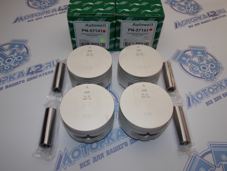 Поршни AW к-кт 4шт ремонт +0,50 RENAULT K7M 710