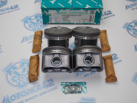 Поршни + кольца к-кт 4шт ремонт +1,00 TOYOTA 1AZ-FE