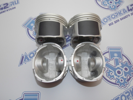 Поршни AW к-кт 4шт ремонт +0,50 HYUNDAI G4GC