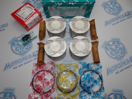 Поршни + кольца к-кт 4шт ремонт +0,50 TOYOTA 4S-FE