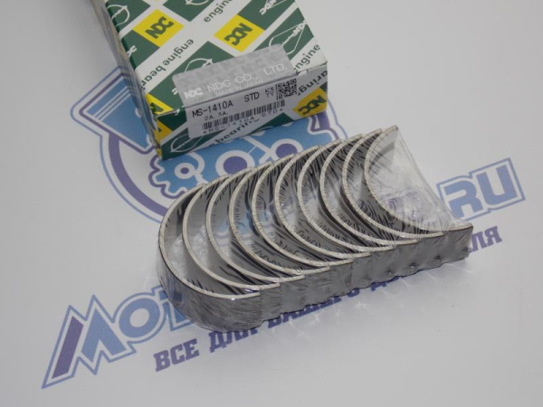 Вкладыши коренные NDC стандарт TOYOTA 3A, 4A, 5A, 7A-FE