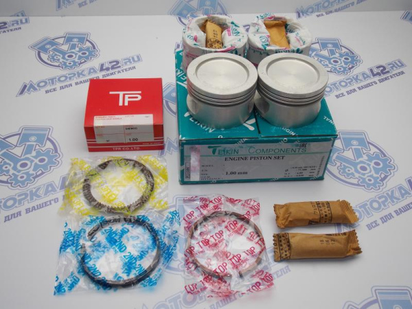 Поршни + кольца к-кт 4шт ремонт +1,00 GM A15SMS