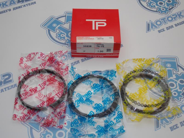 Кольца поршневые TPR ремонт +1,00 TOYOTA 4A-F