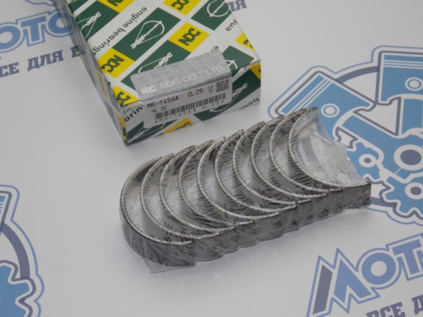 Вкладыши коренные NDC ремонт +0,25 TOYOTA 1NZ-FE, 2NZ-FE