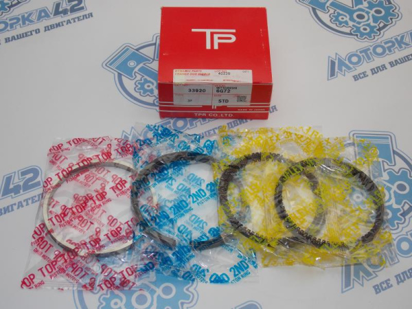 Кольца поршневые TPR стандарт MMC 6G72