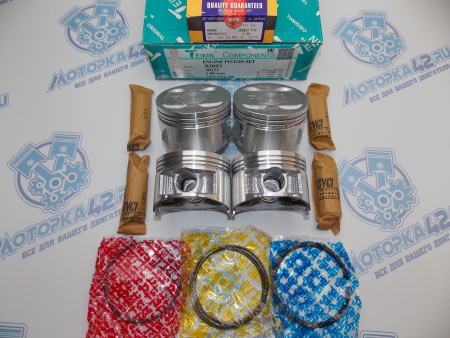 Поршни + кольца к-кт 4шт ремонт +1,00 HONDA B20B 99-