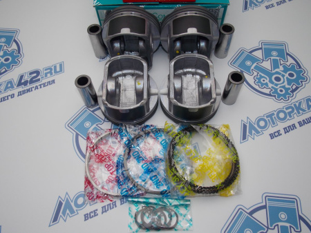 Поршни + кольца к-кт 4шт ремонт +0,50 TOYOTA 1ZZ-FE