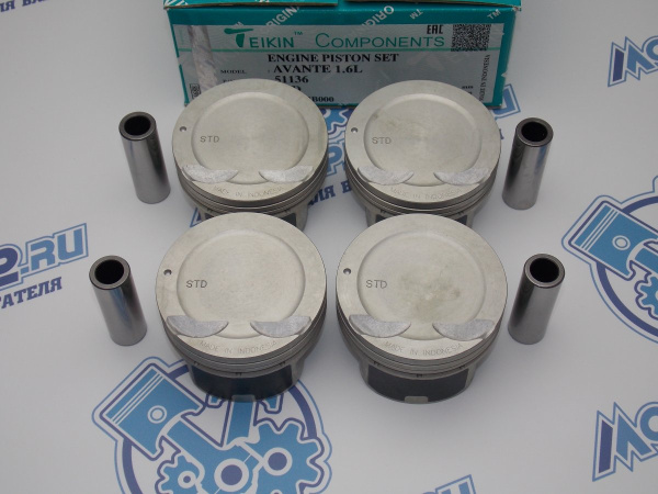 Поршни TEIKIN к-кт 4шт стандарт HYUNDAI G4FC '06-