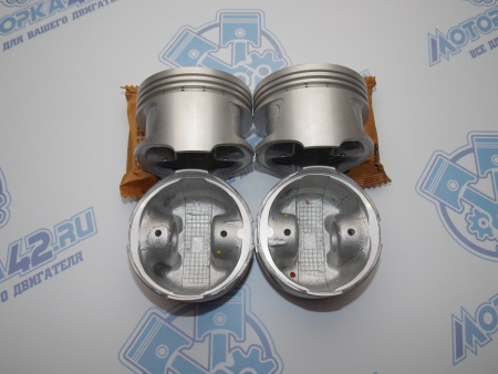 Поршни + кольца к-кт 4шт ремонт +0,50 TOYOTA 5A-FE