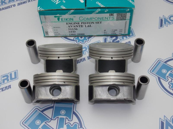 Поршни TEIKIN к-кт 4шт стандарт HYUNDAI G4FC '06-