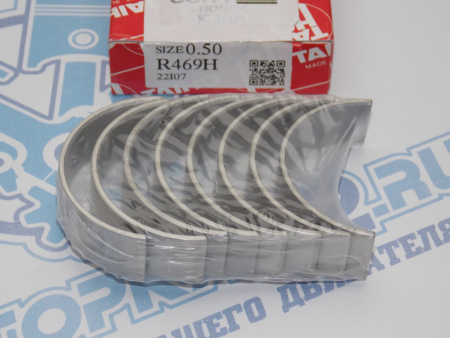 Вкладыши шатунные TAIHO ремонт +0,50 HONDA K20A, K24A '00-