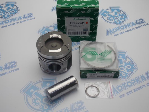 Поршни + кольца AW ремонт +0,50 MMC 4D56T CRDi 1/3 цил