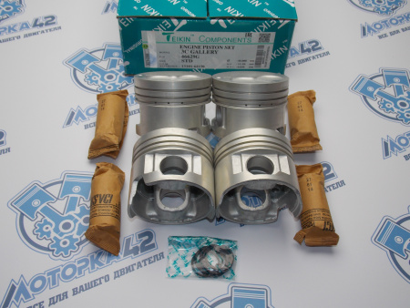 Поршни TEIKIN к-кт 4шт стандарт TOYOTA 3C, 3C-T gallery