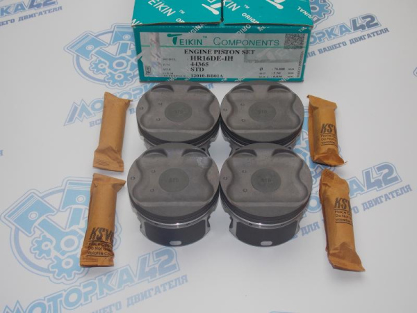 Поршни TEIKIN к-кт 4шт стандарт NISSAN HR16DE III