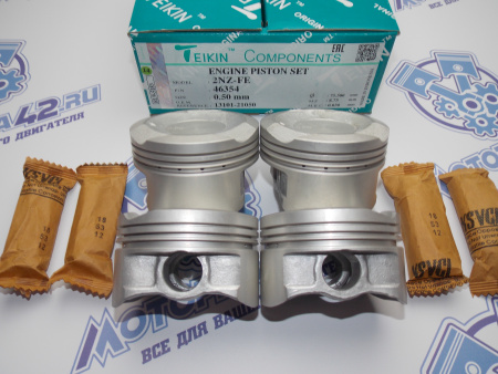 Поршни TEIKIN к-кт 4шт ремонт +0,50 TOYOTA 2NZ-FE